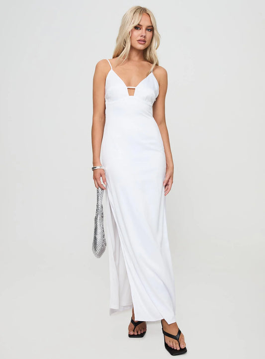 Atheria Maxi Dress White