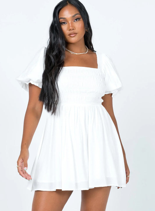 Dani Mini Dress White