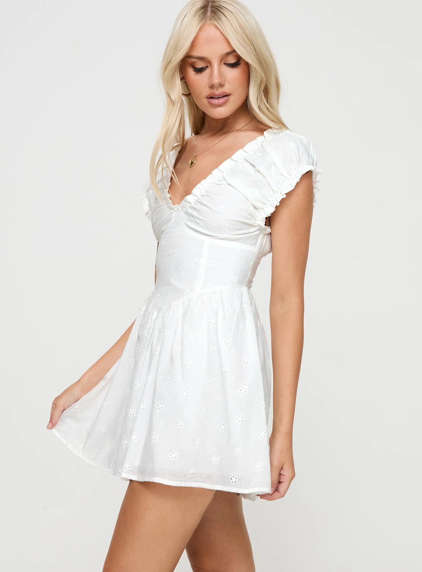 Otilia Mini Dress White