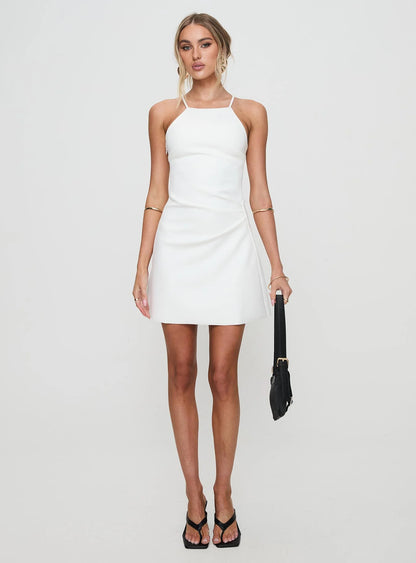 Martinet Mini Dress White