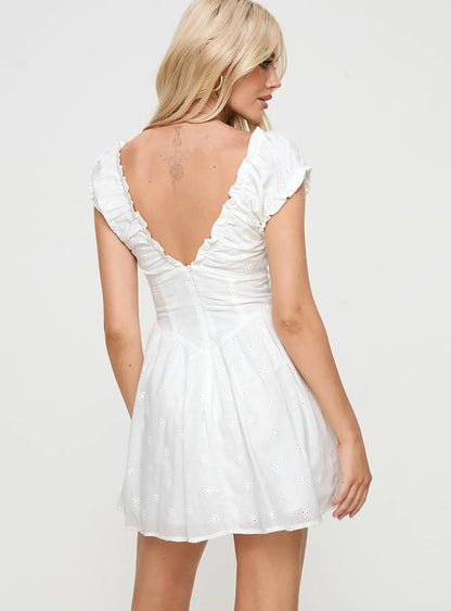 Otilia Mini Dress White
